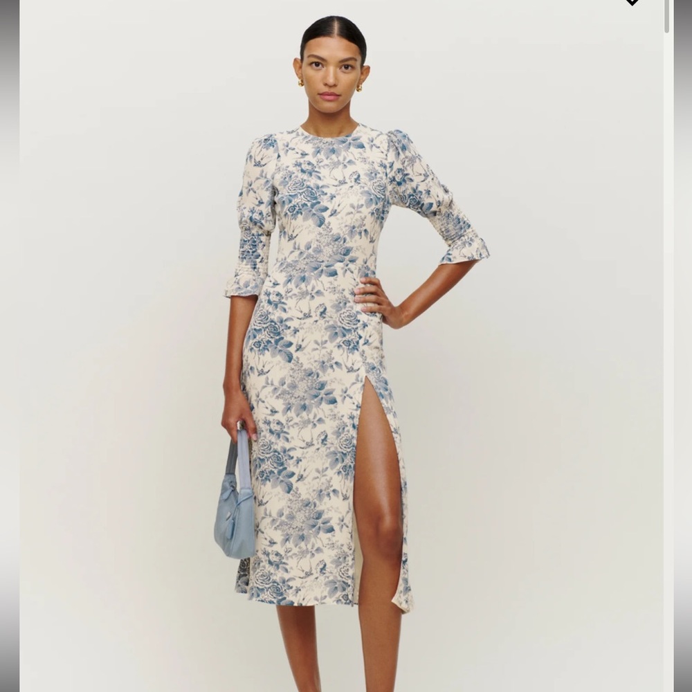 Reformation Carolena Dress Chinoiserie / Twall Print